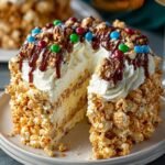 Christmas Popcorn Cake