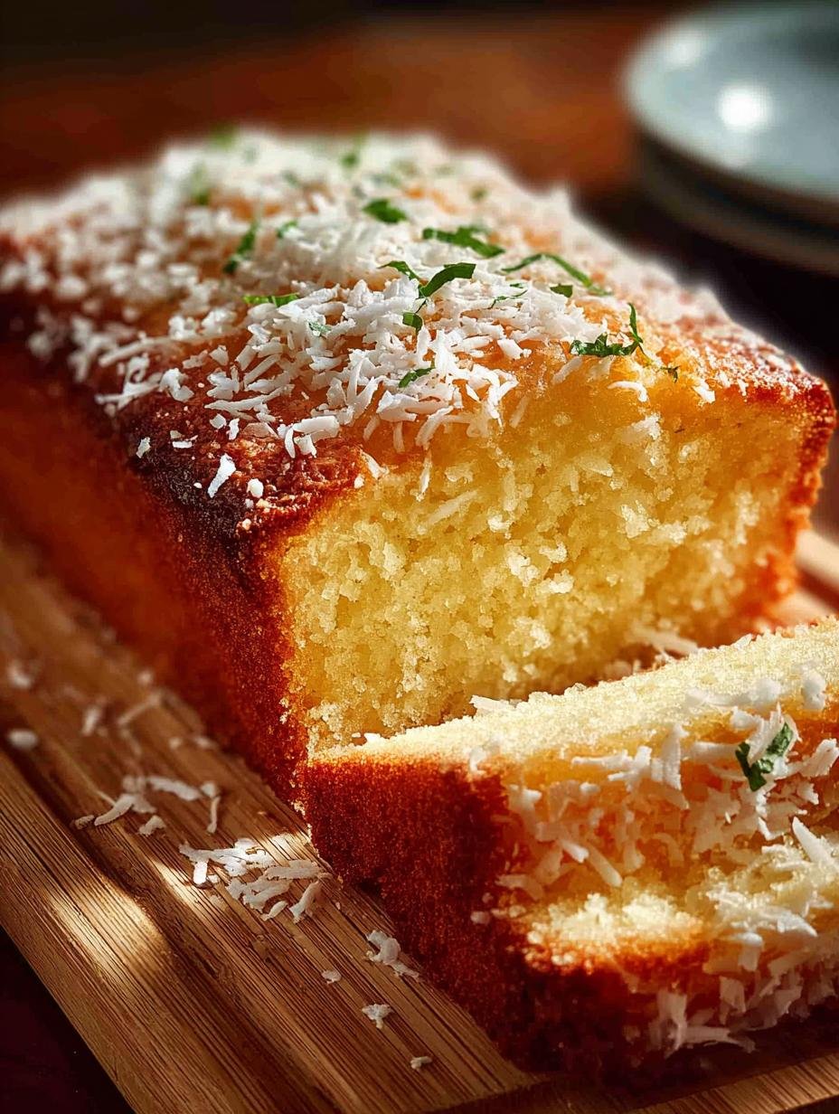 Delicious Coconut Loaf Cake: 10 Simple Steps - Coconut Loaf Cake - additional detail