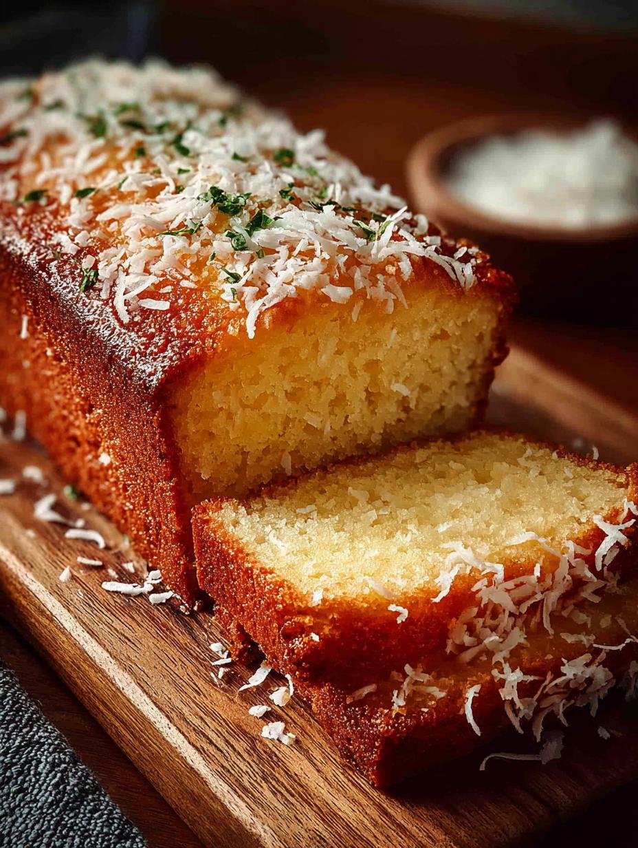 Delicious Coconut Loaf Cake: 10 Simple Steps