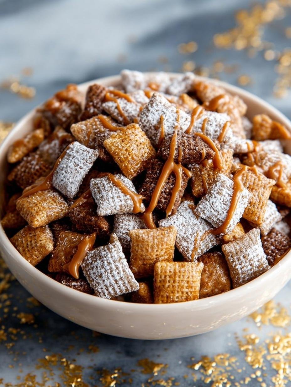Cookie Butter Puppy Chow: 7 Irresistible Variations - Cookie Butter Puppy Chow - additional detail
