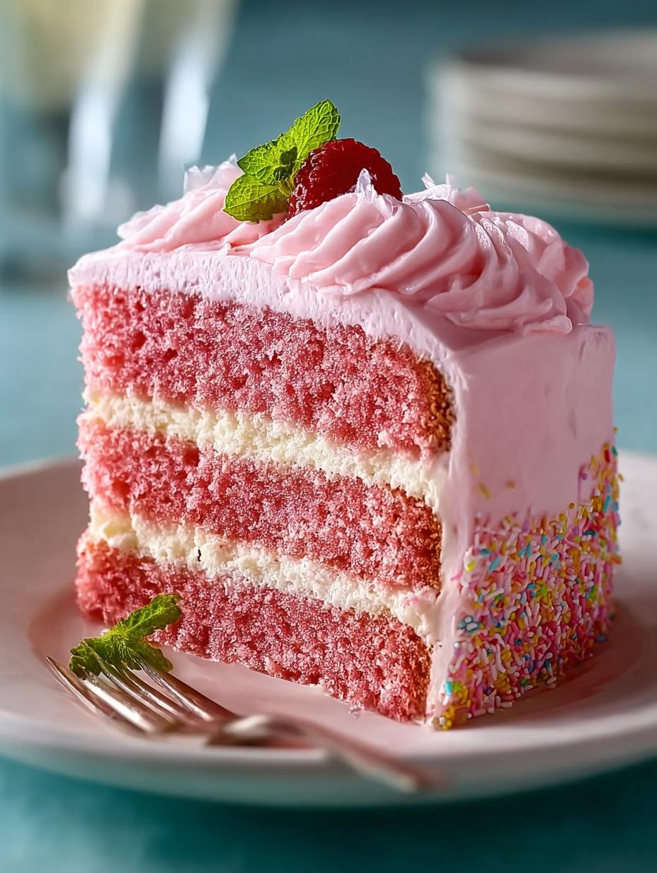 Cortadillo Mexican Pink Cake