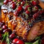 Cranberry Balsamic Ribeye Roast
