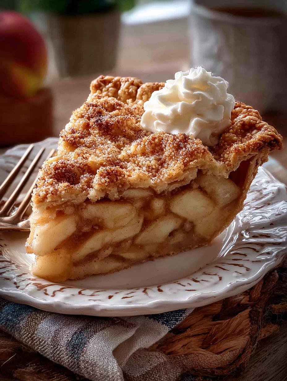 Delicious Cream Cheese Apple Pie with a Twist - Cream Cheese Apple Pie - main visual representation