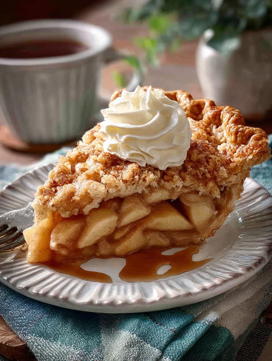 Delicious Cream Cheese Apple Pie with a Twist - Cream Cheese Apple Pie - additional detail