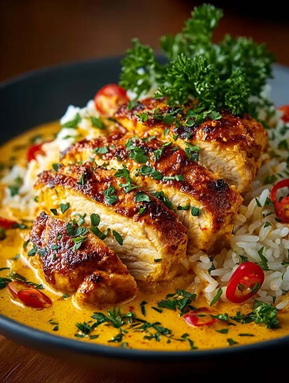 Creamy Paprika Chicken with Rice: 5-Star Comfort Food - Creamy Paprika Chicken with - main visual representation