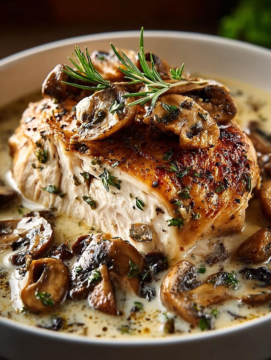 Creamy Rotisserie Chicken Mushroom Soup Delight - Creamy Rotisserie Chicken Mushroom - main visual representation
