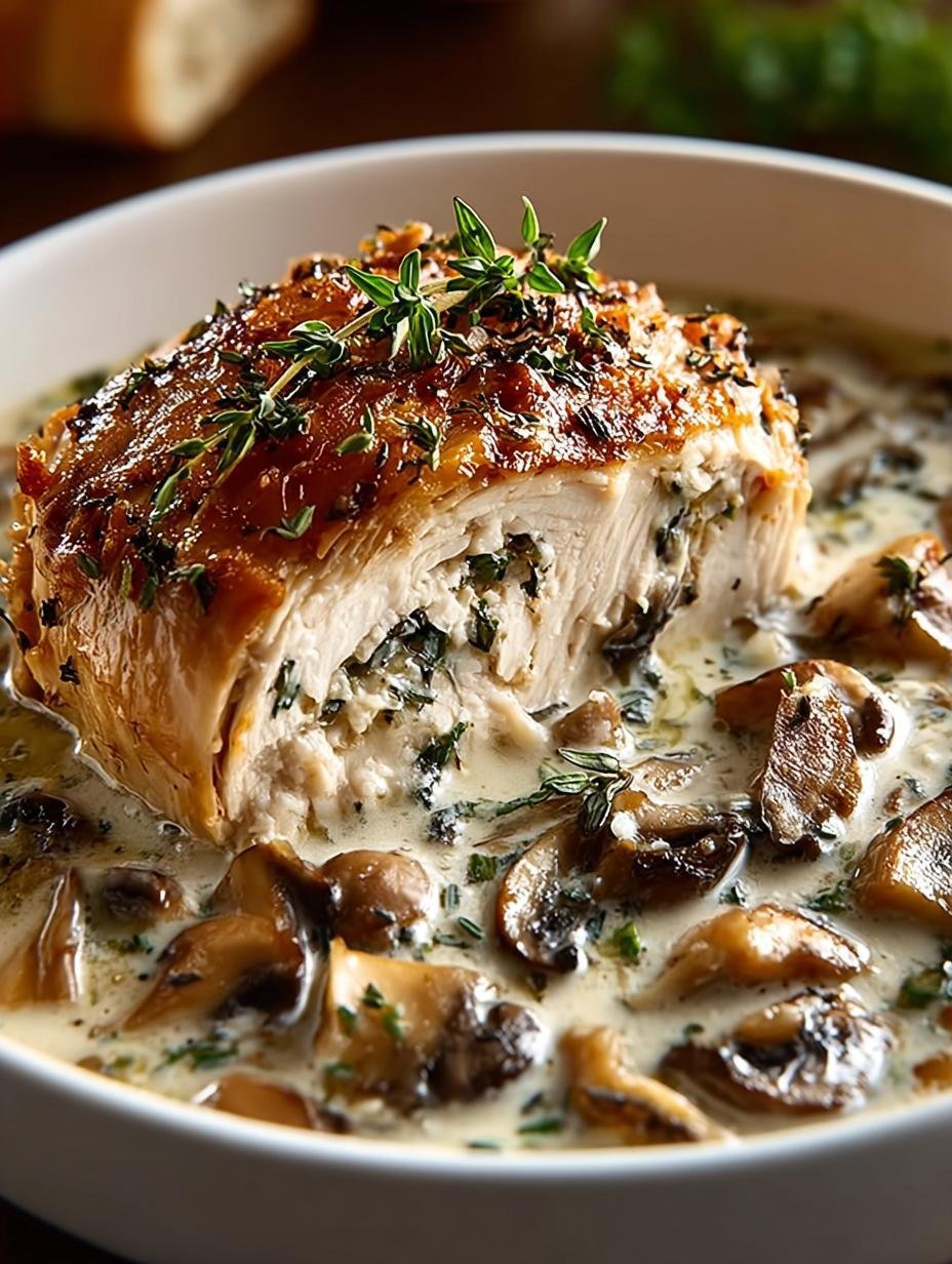 Creamy Rotisserie Chicken Mushroom Soup Delight - Creamy Rotisserie Chicken Mushroom - additional detail