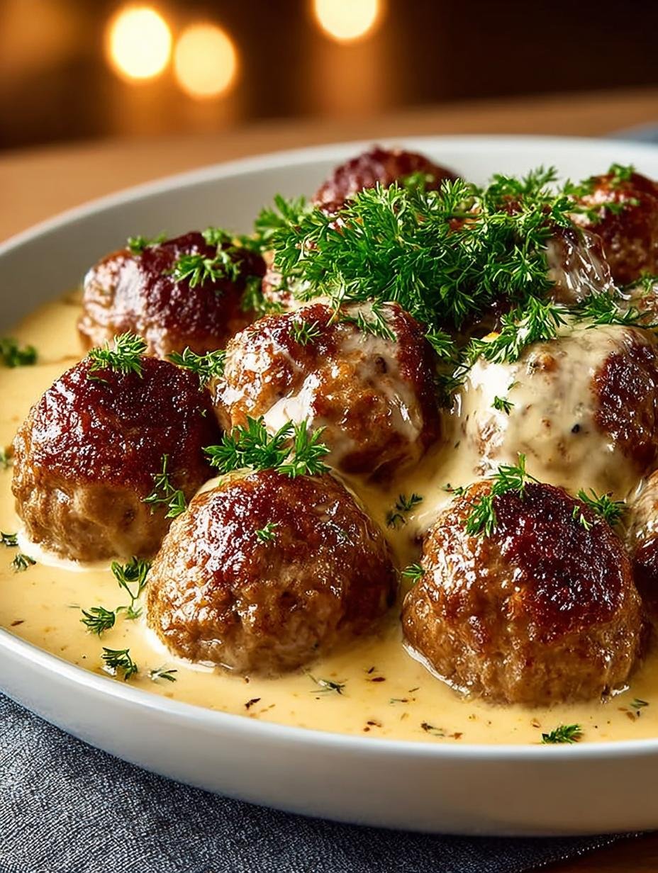 Creamy Swedish Meatballs
