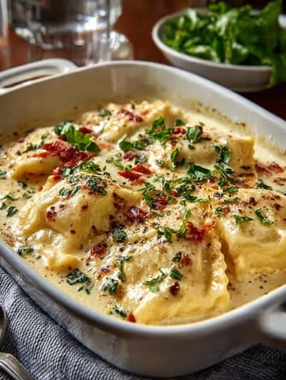 Delicious Creamy Tuscan Ravioli Soup Recipe for Comfort