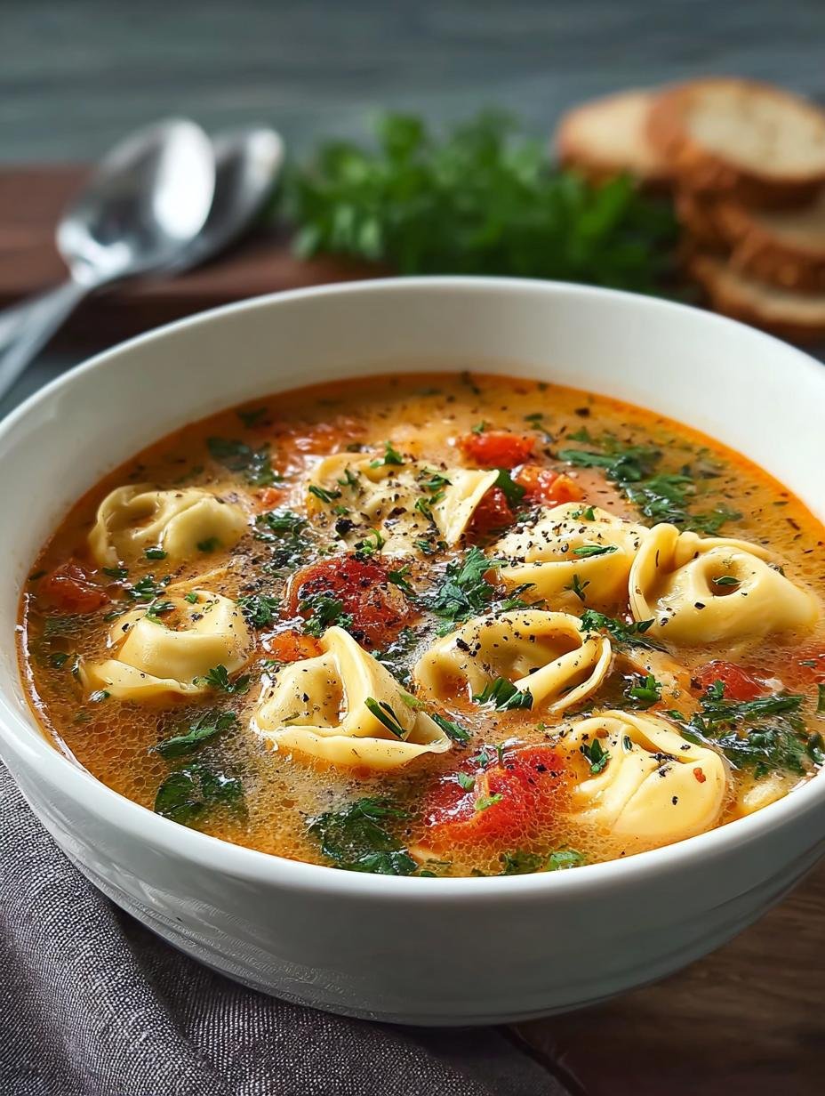 Crockpot Tortellini Soup with Creamy Goodness for Cozy Nights - Crockpot Tortellini Soup with - main visual representation