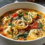 Crockpot Tortellini Soup with