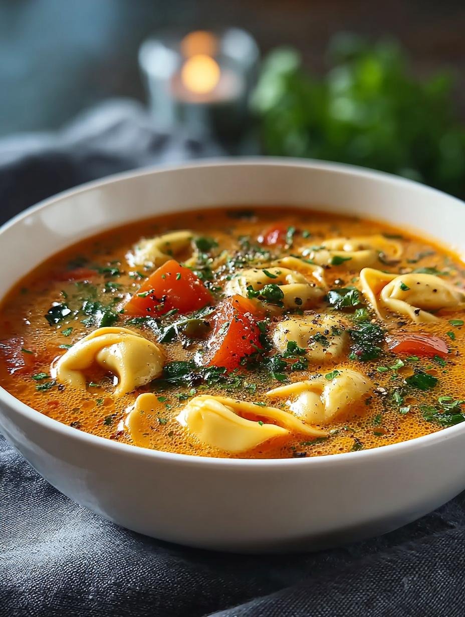 Crockpot Tortellini Soup with Creamy Goodness for Cozy Nights - Crockpot Tortellini Soup with - additional detail