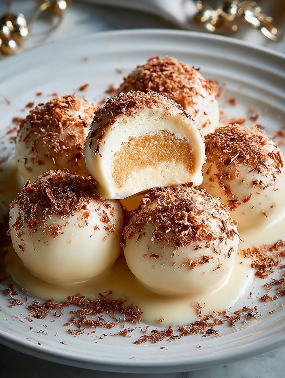Delicious Eggnog Truffles for Festive Celebrations - Eggnog Truffles - additional detail