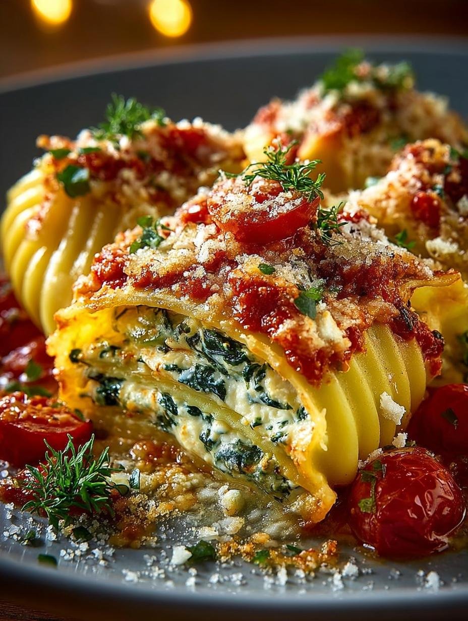 Festive Christmas Stuffed Pasta: A Delightful Holiday Dish - Festive Christmas Stuffed Pasta - main visual representation