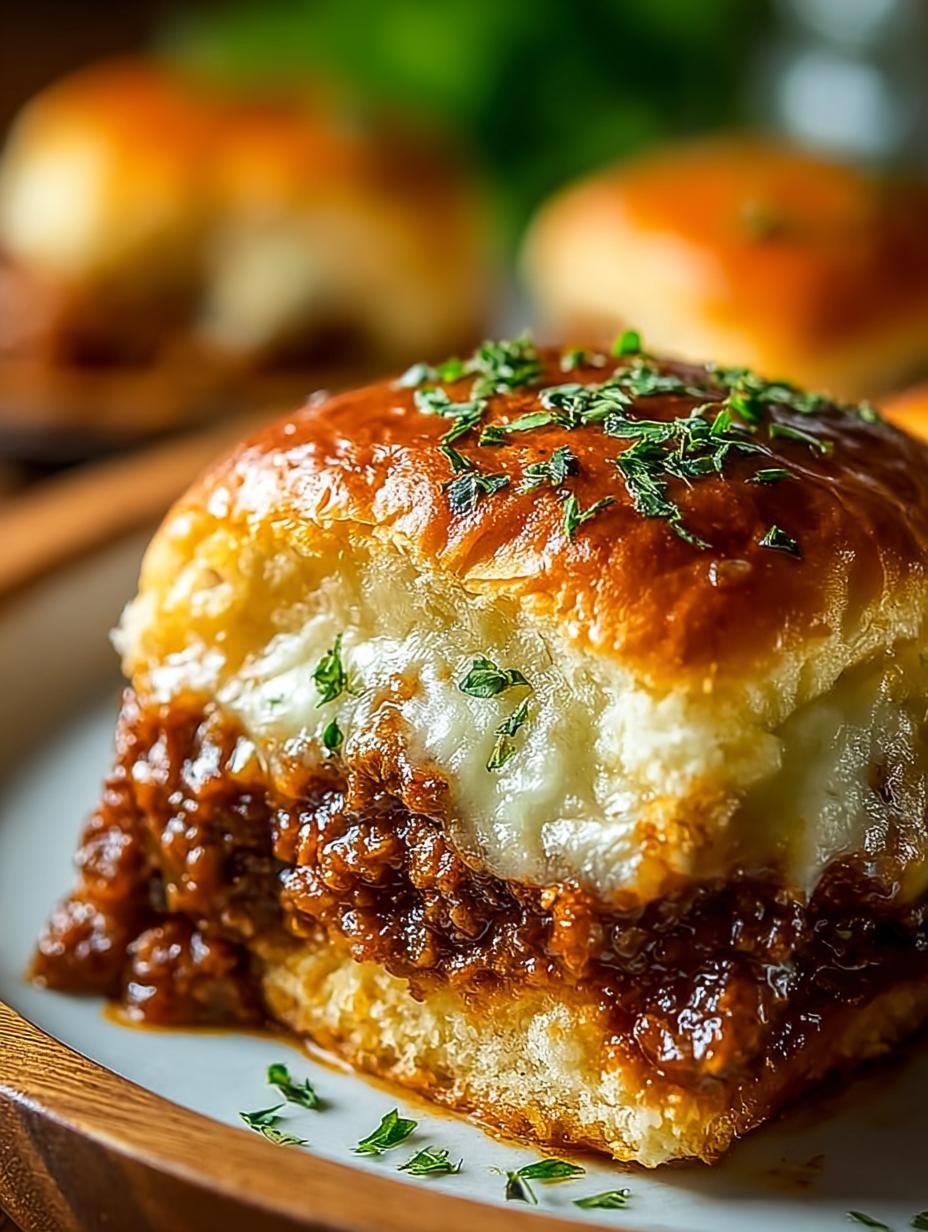 French Onion Beef Sloppy Joes: A Savory Delight - French Onion Beef Sloppy - main visual representation