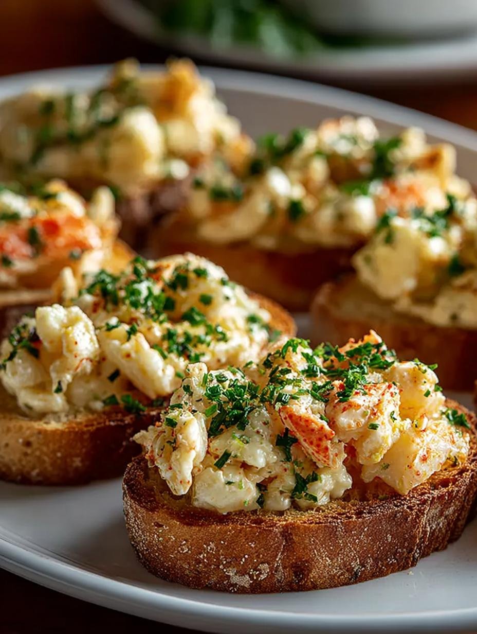 Garlic Butter Crab Toasts: 5 Steps to Seafood Delight - Garlic Butter Crab Toasts - main visual representation