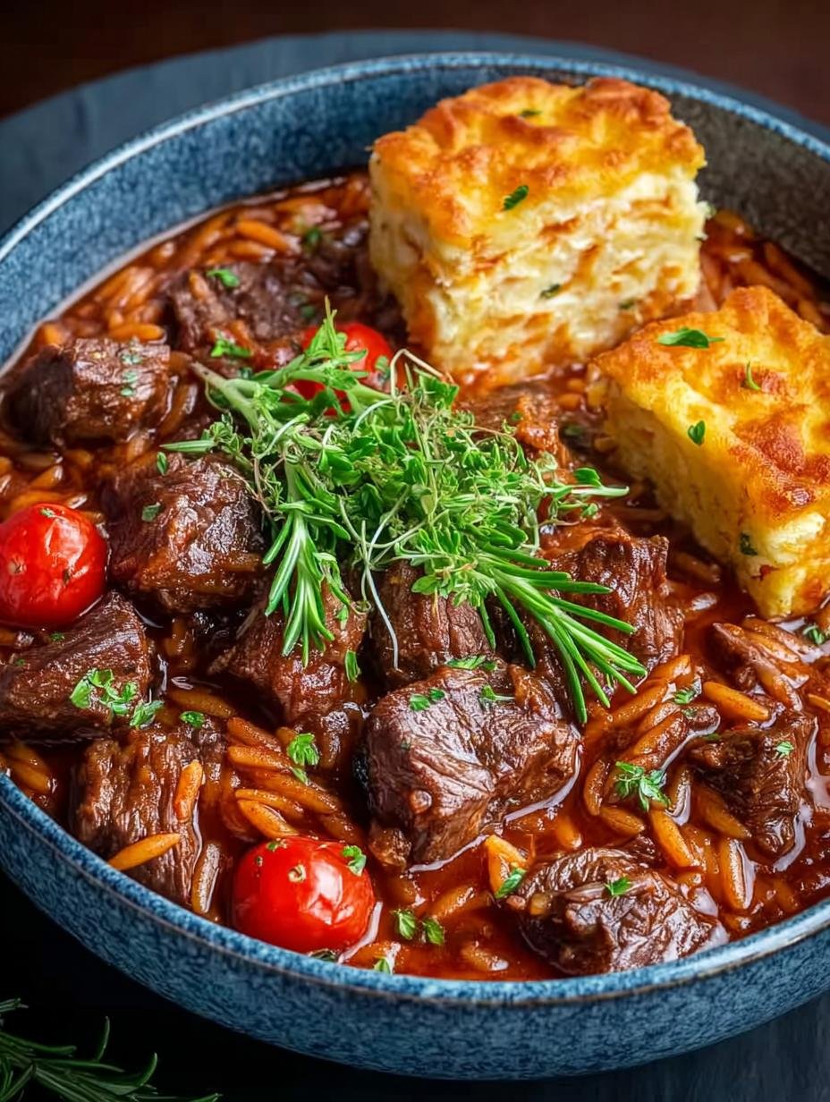 Giouvetsi Greek Beef Stew: 6 Reasons to Love This Dish - Giouvetsi Greek Beef Stew - main visual representation