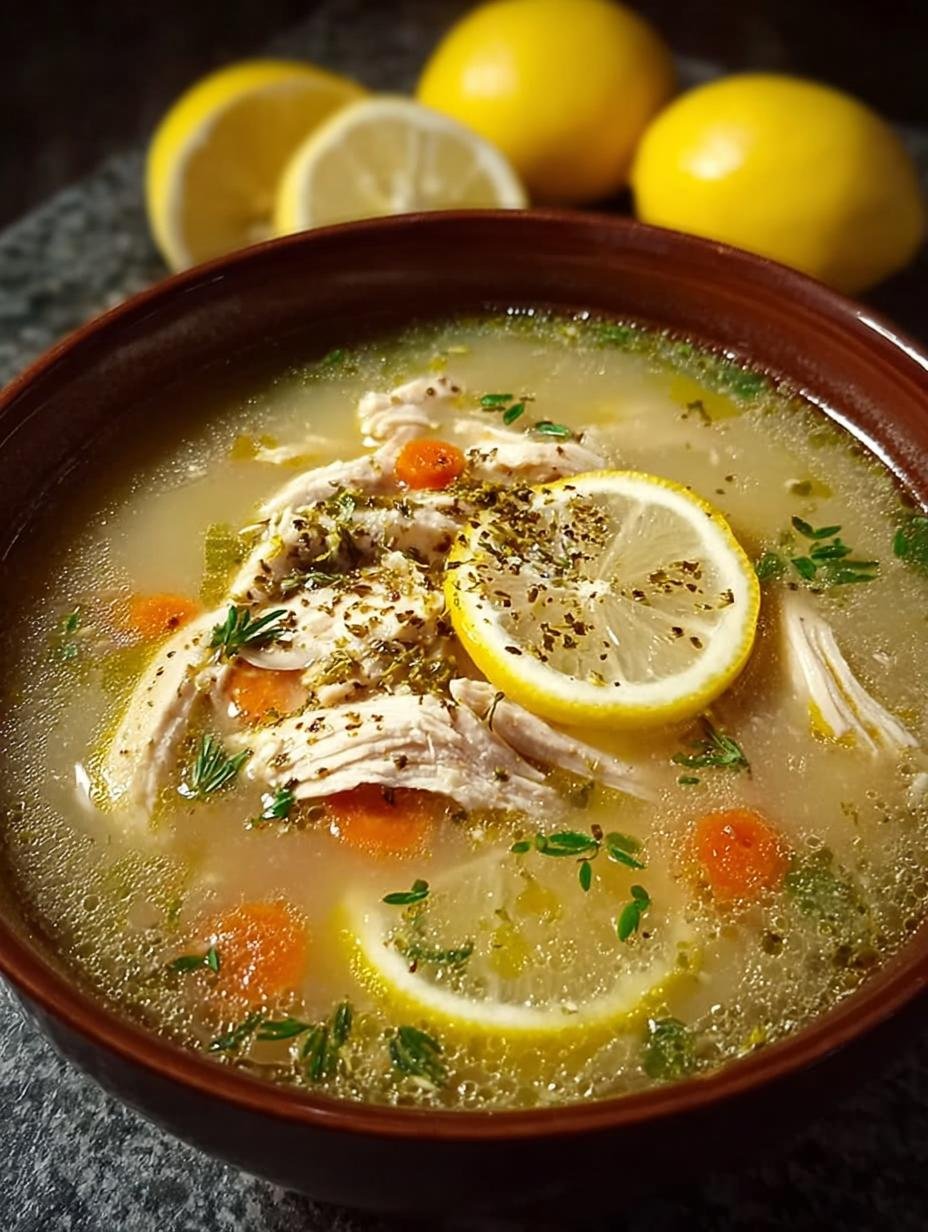 Comforting Greek Lemon Chicken Soup You'll Love - Greek Lemon Chicken Soup - additional detail