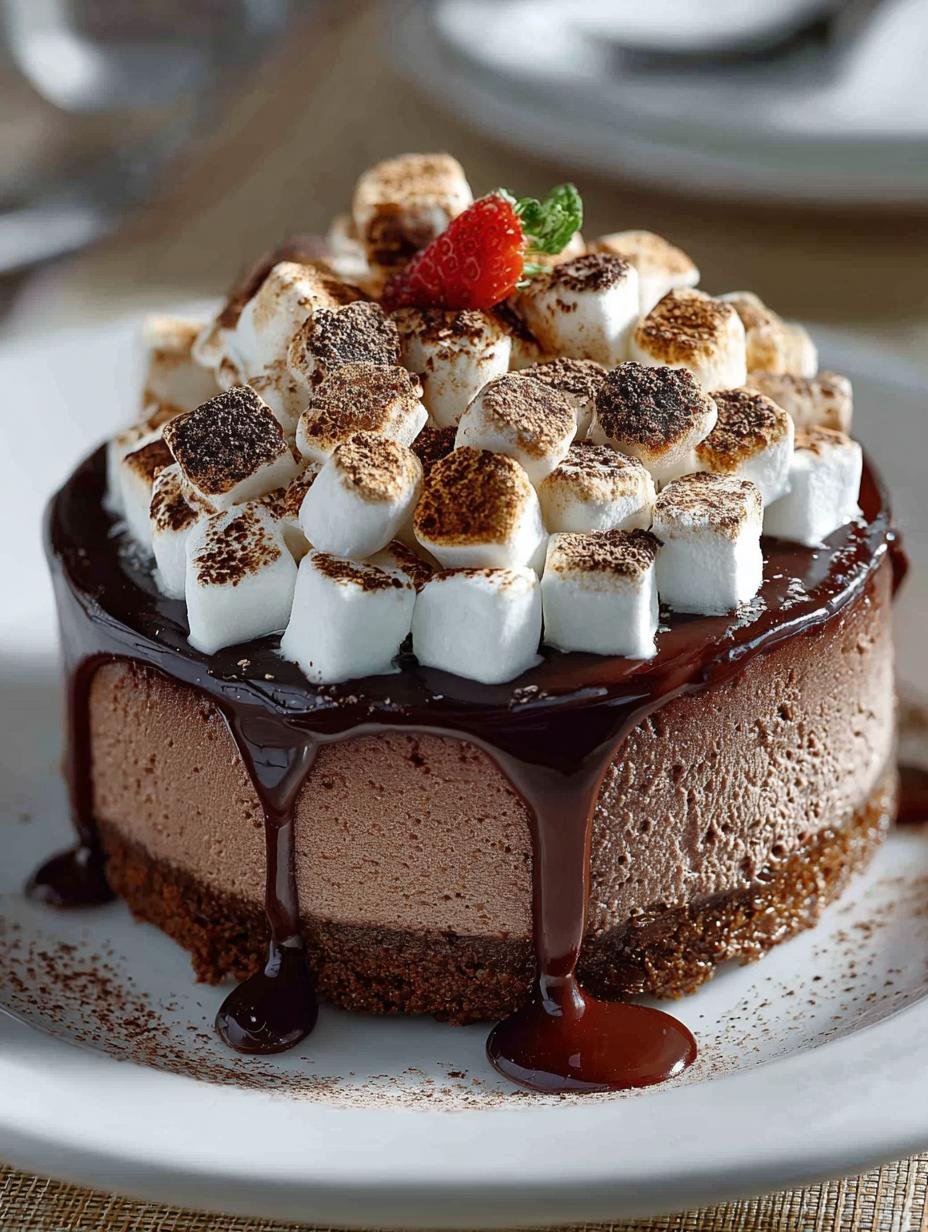 Hot Cocoa Cheesecake