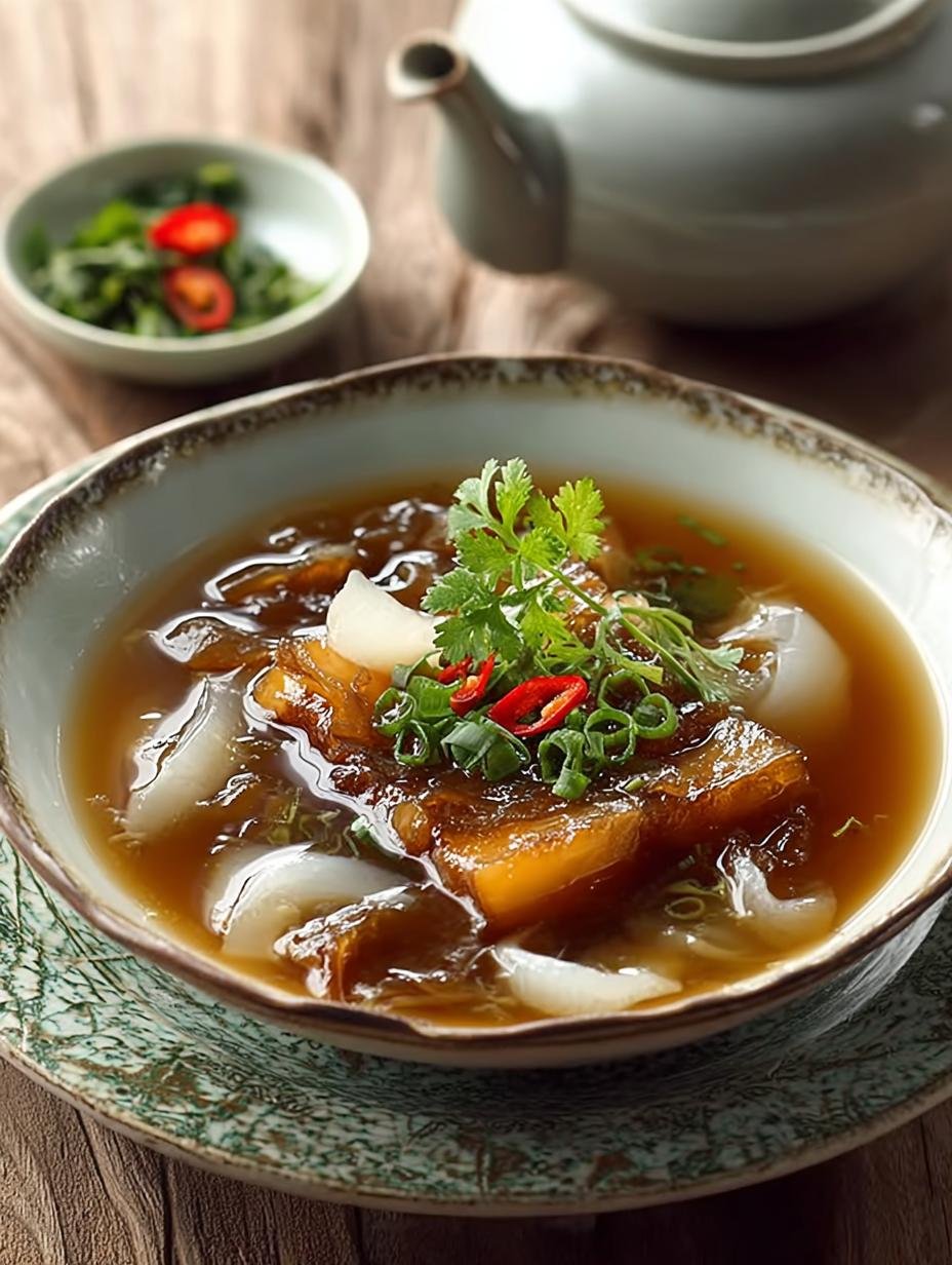 Imitation Shark Fin Soup: A Savory Comforting Delight