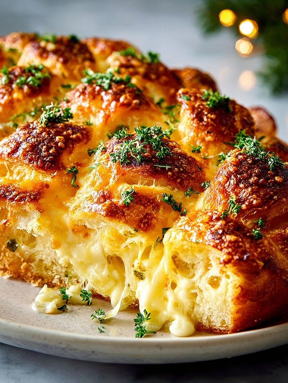 Irresistible Cheesy Christmas Tree Bread Recipe - Irresistible Cheesy Christmas Tree - main visual representation