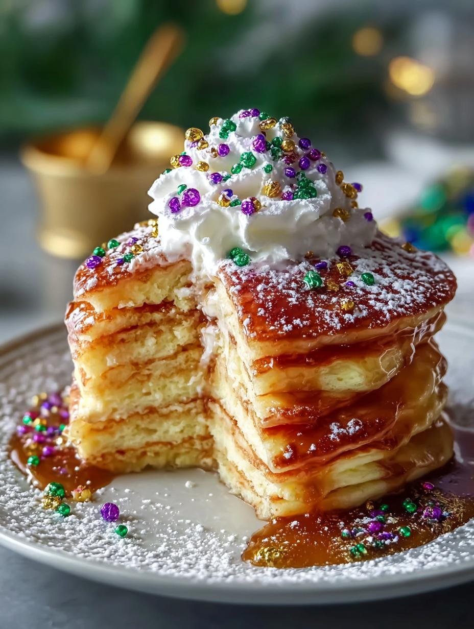 King Cake Pancake: 7 Festive Flavors for Breakfast Bliss - King Cake Pancake - main visual representation