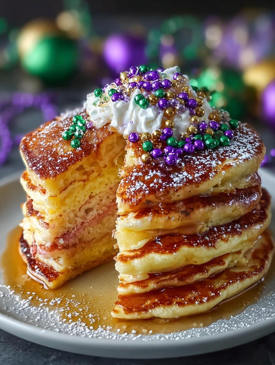 King Cake Pancake: 7 Festive Flavors for Breakfast Bliss - King Cake Pancake - additional detail