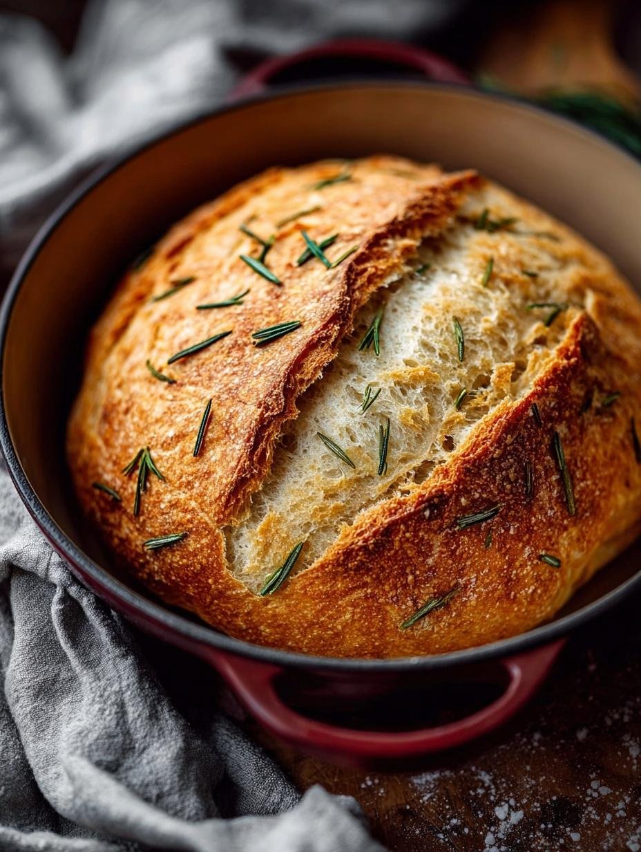 Knead Rosemary Dutch Oven: 5 Steps to Artisan Bread - Knead Rosemary Dutch Oven - additional detail