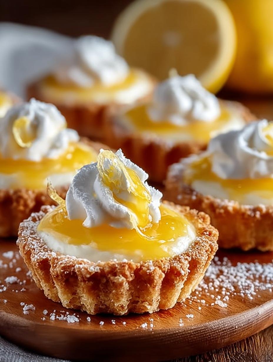 Lemon Curd Cookie Cups