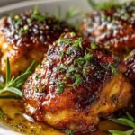Maple Glazed Chicken Thighs
