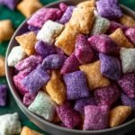 Mardi Gras Puppy Chow