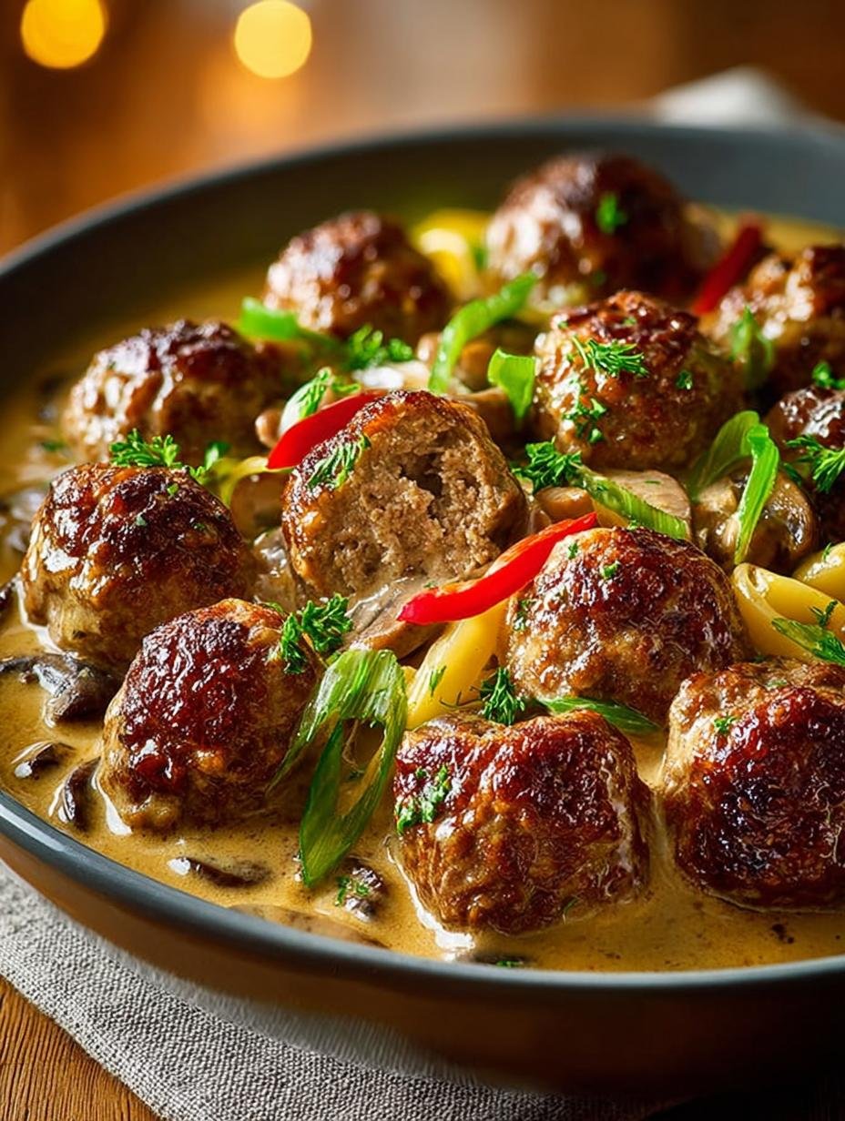 Delicious Meatball Stroganoff: 5 Comforting Steps - Meatball Stroganoff - main visual representation