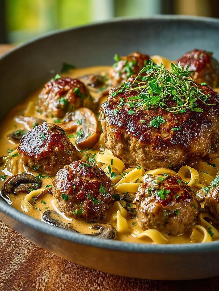 Delicious Meatball Stroganoff: 5 Comforting Steps - Meatball Stroganoff - additional detail
