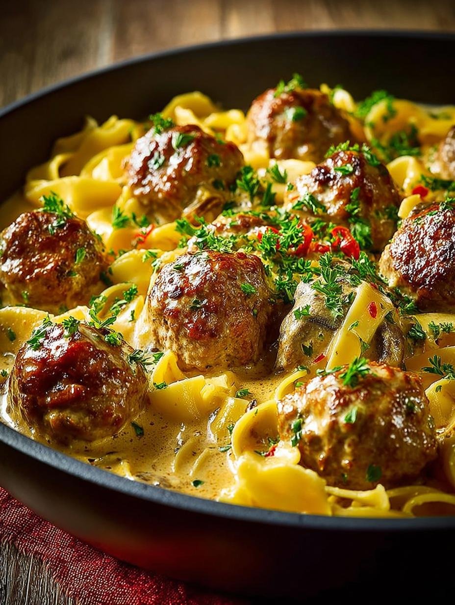 Meatball Stroganoff