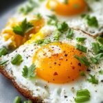 Min Pan Fried Eggs