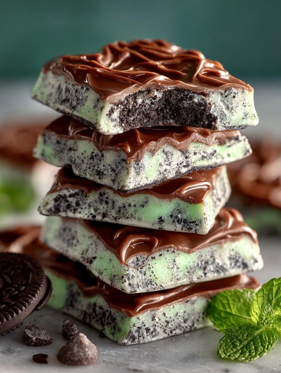 Mint Oreo Bark