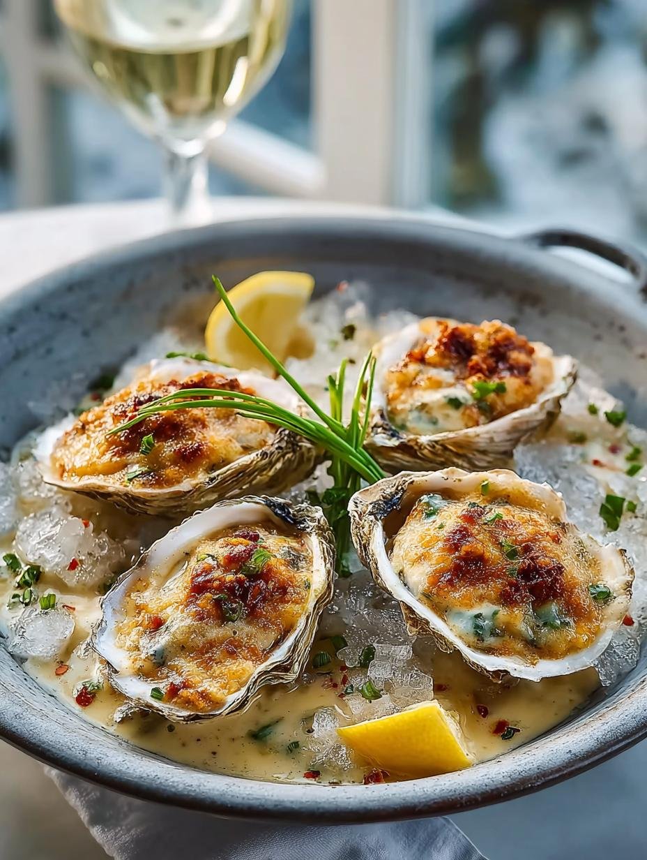 Savor 12 Flavors of Oysters Bienville Delight - Oysters Bienville - additional detail