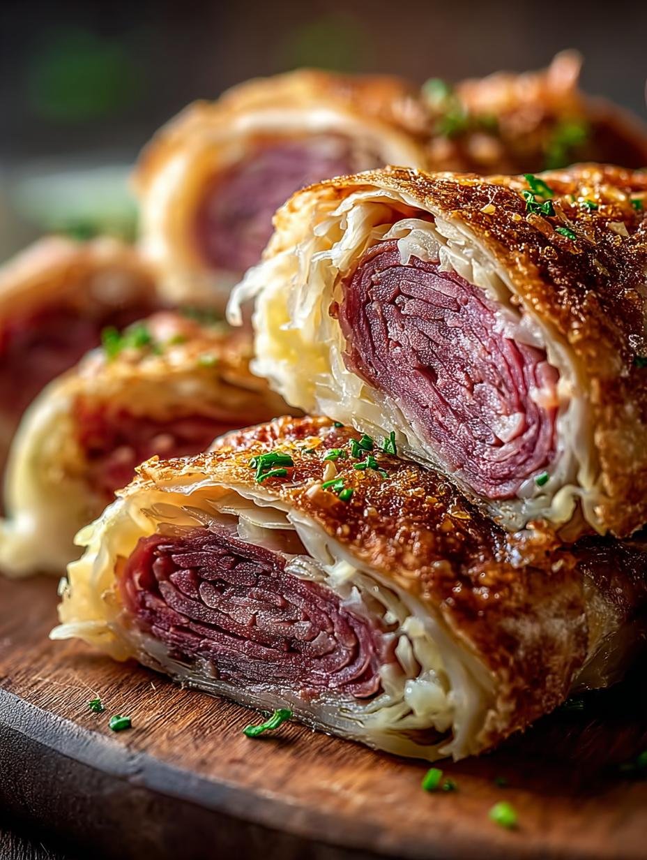 Pastrami Sauerkraut Rolls: 5 Savory Treats for Dinner - Pastrami Sauerkraut Rolls - main visual representation