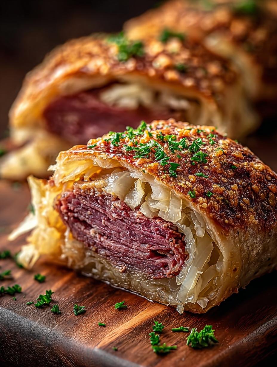 Pastrami Sauerkraut Rolls: 5 Savory Treats for Dinner - Pastrami Sauerkraut Rolls - additional detail