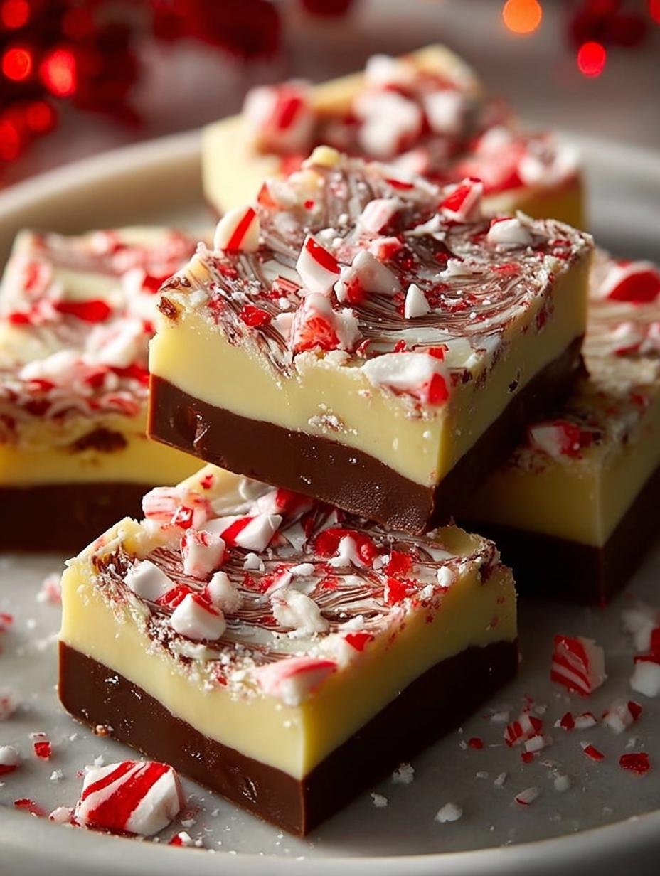 Delightful Peppermint Christmas Fudge Recipe - Peppermint Christmas Fudge - additional detail