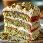 Pistachio Mascarpone Layer Cake