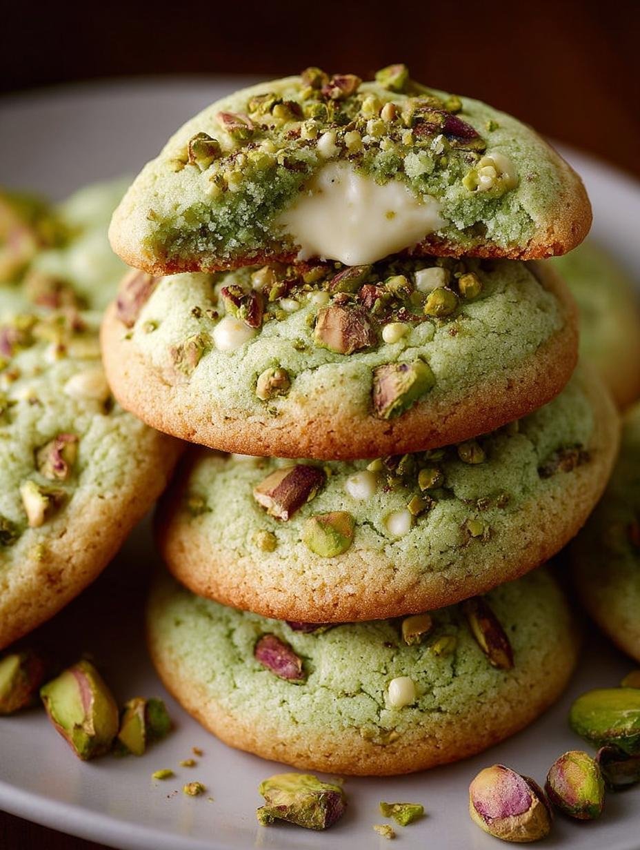 Pistachio Pudding Cookies
