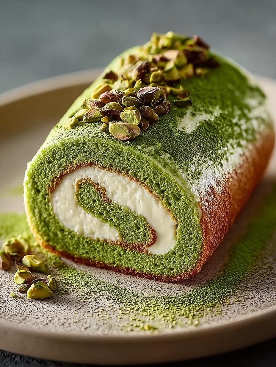 Pistachio Roll Cake: A Delightful Dessert to Savor - Pistachio Roll Cake - main visual representation