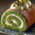 Pistachio Roll Cake