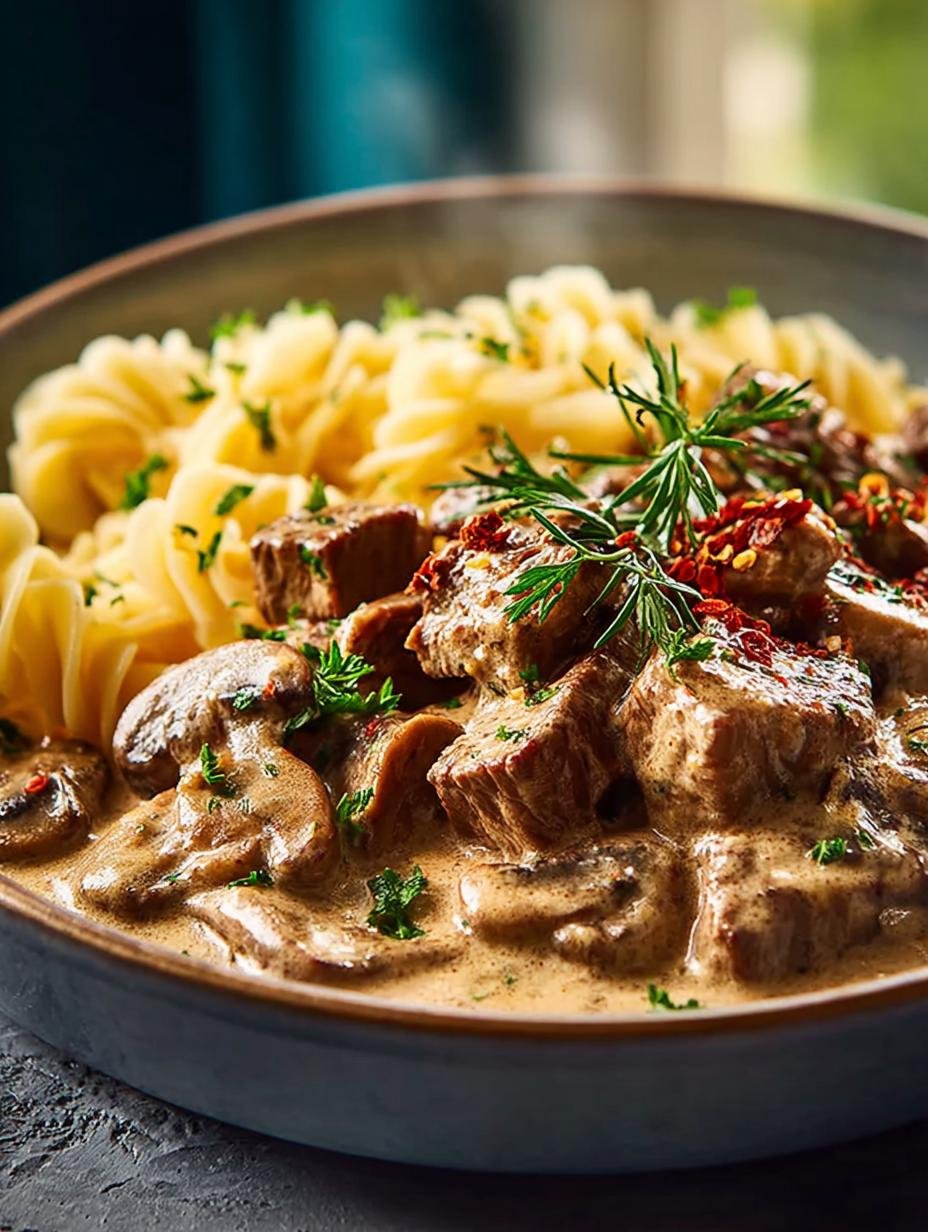 Pot Beef Stroganoff: 7 Reasons You'll Love This Recipe - Pot Beef Stroganoff - main visual representation