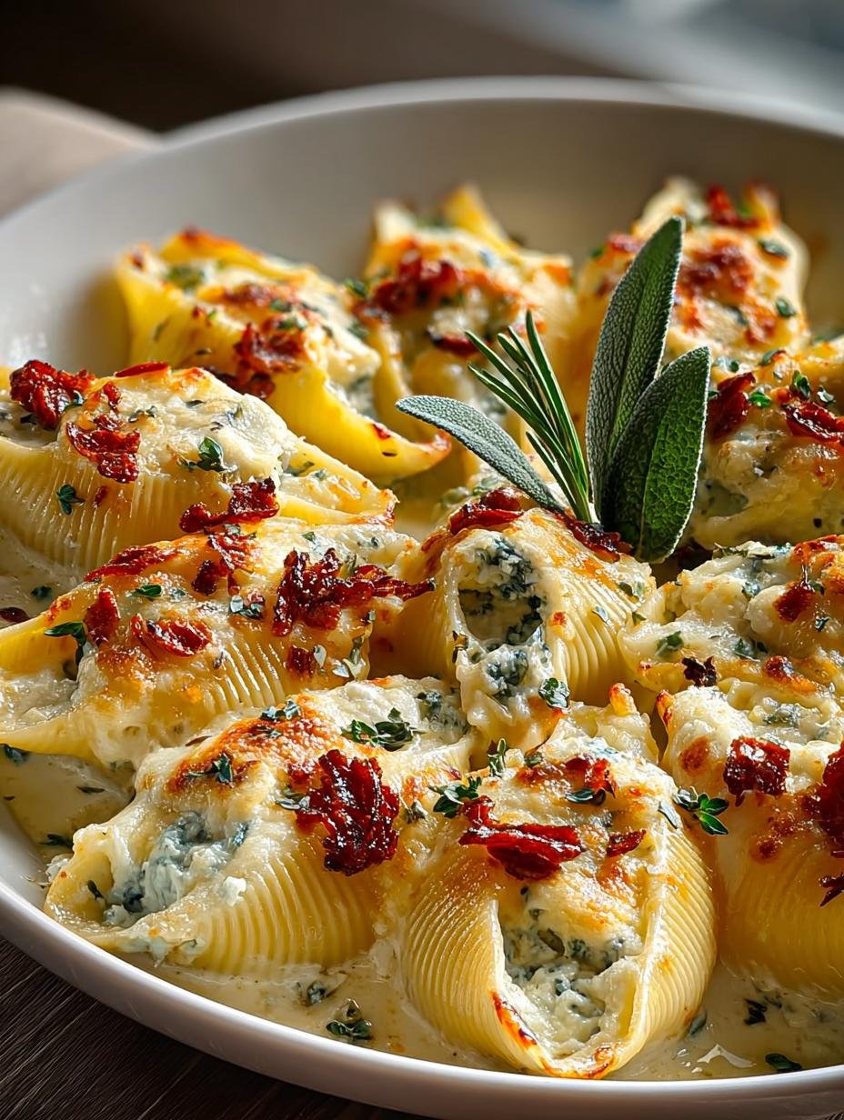 Delicious Pumpkin Gouda Stuffed Shells You Must Try - Pumpkin Gouda Stuffed Shells - additional detail