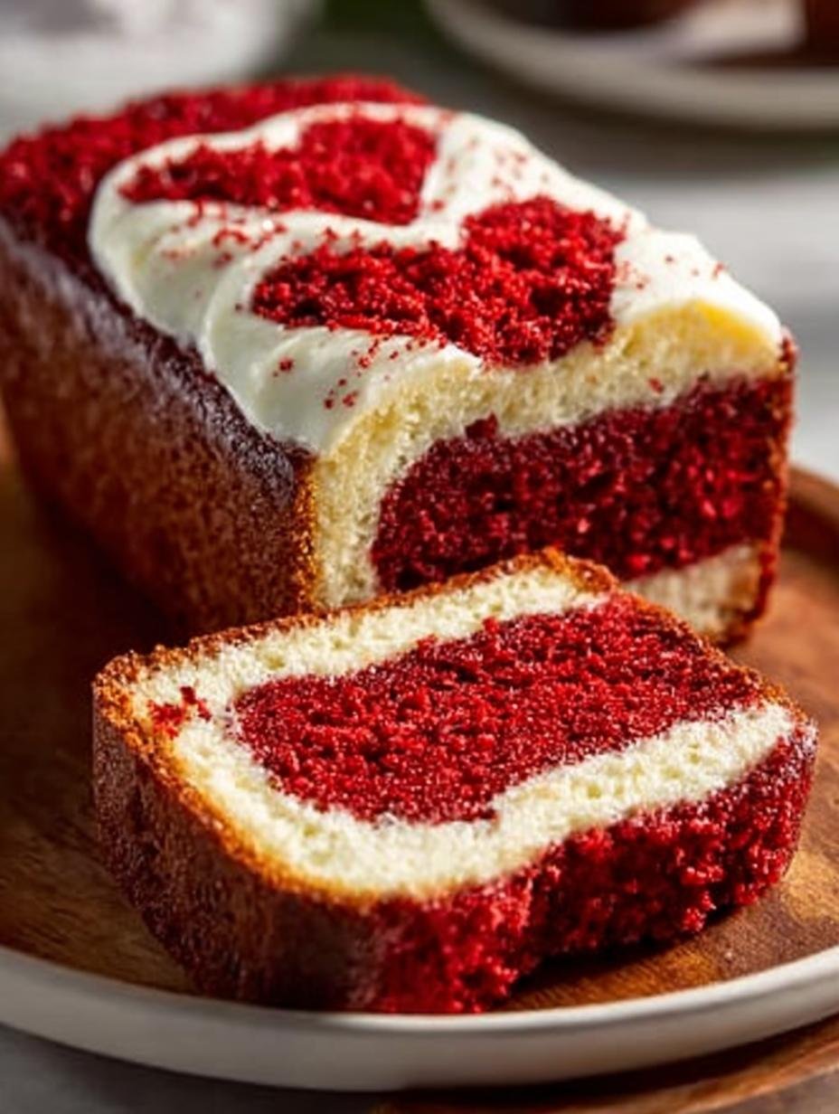 Indulge in the Best Red Velvet Loaf Cake Recipe - Red Velvet Loaf Cake - main visual representation