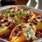 Ricotta Beef Stuffed Shells