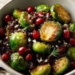 Roasted Cranberries Brussels Sprouts