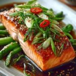 Scallion Ginger Salmon with